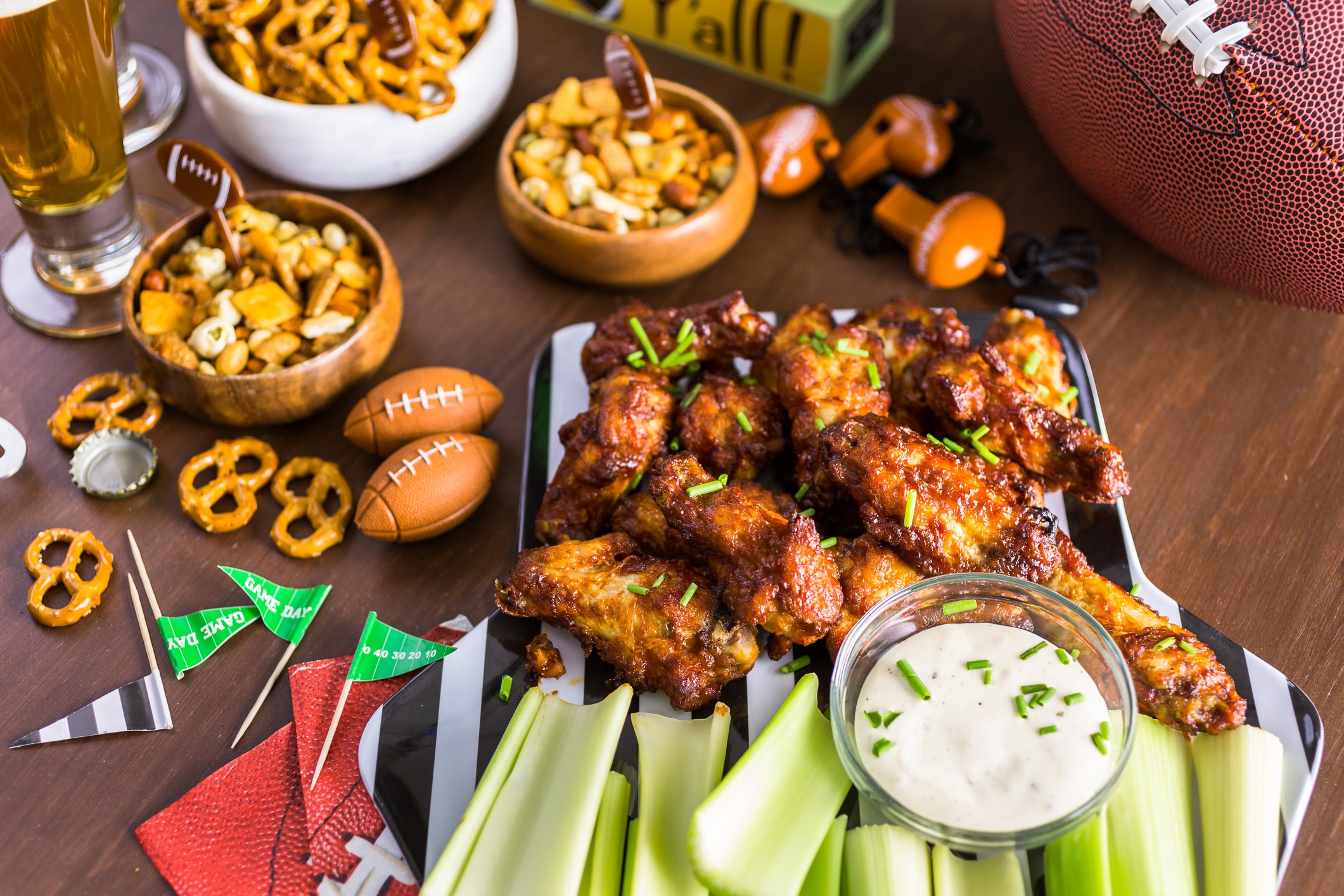 Appetizers on the table